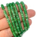 Agat zielony talarek ok. 4x2-2,5mm