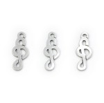 Znak ok. 15x6mm [zawieszka, stal, kolor srebrny]