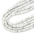 Howlit biały talarek ok. 6x3-4mm