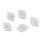 Rozeta ok. 15x10mm [łącznik, srebro 925]