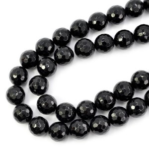 Onyks kula fasetowana ok. 14mm