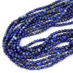 Lapis Lazuli kula fasetowana ok. 4mm