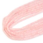 Kwarc różowy talarek ok. 4,5x2-2,5mm