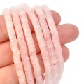 Kwarc różowy talarek ok. 4,5x2-2,5mm
