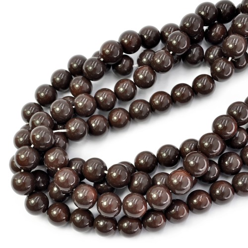 Granat kula gładka ok. 8,5mm