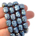 Hematyt jasny błękitny budda ok. 10x8,5x7mm