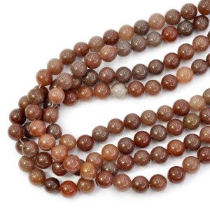 Awenturyn brązowy kula gładka ok. 8mm