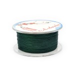 Sznurek do makramy ciemna zieleń ok. 0,4mm [szpula ok. 60m]