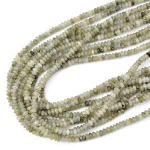 Labradoryt oponka gładka ok. 4,5x2mm