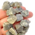 Labradoryt nieregularna płaska bryła surowa ok. 9-20x7-22mm