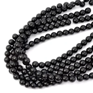 Black stone kula półmatowa ok. 8mm