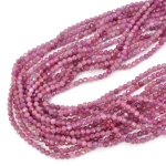Rubin kula fasetowana ok. 3,3mm