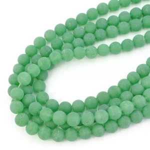 Jadeit zielony kula matowa ok. 10mm