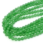 Jadeit zielony szklisty kula gładka ok. 8mm