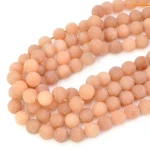 Jadeit herbaciany kula matowa ok. 12mm
