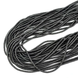 Hematyt czarny oponka gładka ok. 2x1mm 