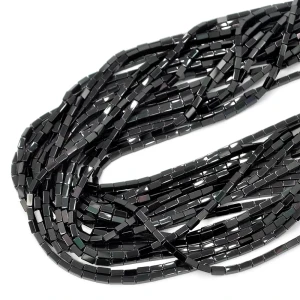 Hematyt czarny prostopadłościan ok. 2x4mm