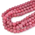 Jadeit malinowy kula matowa ok. 12mm