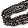 Granat kula fasetowana ok. 8,5mm