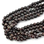 Granat kula fasetowana ok. 8,5mm
