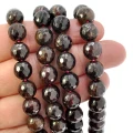 Granat kula fasetowana ok. 8,5mm