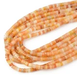 Awenturyn brzoskwiniowy talarek ok. 6x3mm