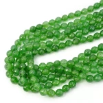 Jadeit jasny zielony kula fasetowana ok. 8mm