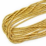 Hematyt miodowe złoto oponka gładka ok. 3x1,3mm