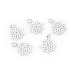 Śnieżynka ok. 17x13mm [zawieszka, srebro 925]