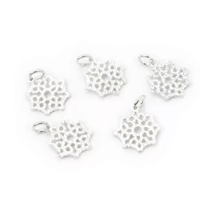 Śnieżynka ok. 17x13mm [zawieszka, srebro 925]