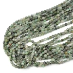 Szmaragd jasny moneta fasetowana ok. 4mm