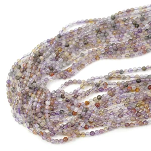 Mix kwarce fioletowy kula gładka ok. 3mm