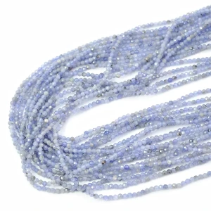 Tanzanit kula fasetowana ok. 2mm 