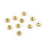 Dysk złoty PVD ok. 5x2mm [przekładka, stal szlachetna, kolor złoty] 10szt.