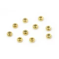 Dysk złoty PVD ok. 4x2mm [przekładka, stal szlachetna, kolor złoty] 10szt.
