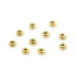 Dysk złoty PVD ok. 4x2mm [przekładka, stal szlachetna, kolor złoty] 10szt.