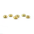 Dysk ufo złoty PVD ok. 6x3,5mm [przekładka, stal szlachetna, kolor złoty] 6szt.