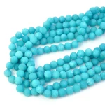 Jadeit niebieska laguna kula matowa ok. 8mm