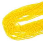 Cyrkonia szklana bananowa kula fasetowana ok. 2mm