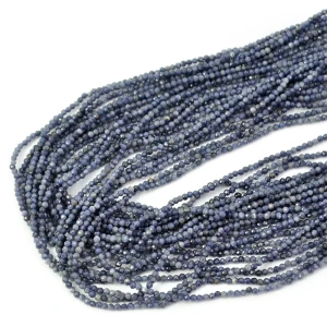 Szafir kula fasetowana ok. 2mm