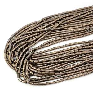 Hematyt brązowy walec ok. 3x5mm
