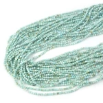Larimar błękitny kula fasetowana ok. 2,5mm