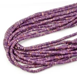 Jaspis cesarski syntetyczny fioletowy talarek ok. 4,5x2-3mm