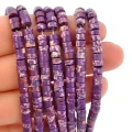 Jaspis cesarski syntetyczny fioletowy talarek ok. 4,5x2-3mm