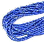 Jaspis cesarski syntetyczny granatowy talarek ok. 4,5x2-3mm