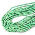 Jaspis cesarski pastelowy zielony patyczek ok. 4x13mm