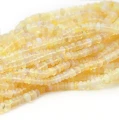 Opal etiopski żółty oponka gładka stopniowana ok. 3,7-4,5x1-3mm