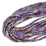 Jaspis cesarski ciemny fioletowy patyczek ok. 4x13mm