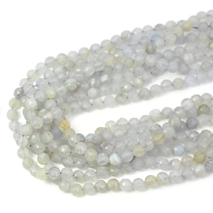 Chalcedon szklisty kula fasetowana ok. 6,5mm