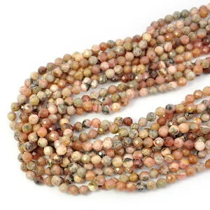 Rodochrozyt kula diamentowy szlif ok. 5mm 